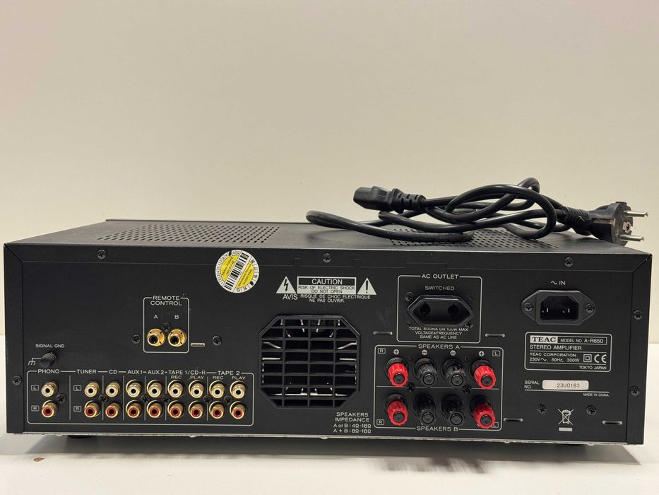TEAC A-R650 czarny – Wzmacniacz stereo, stan bardzo dobry