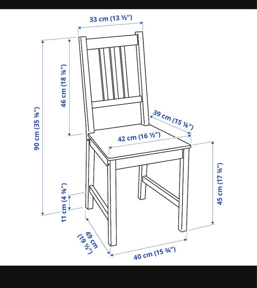 Krzesło 2 sztuki