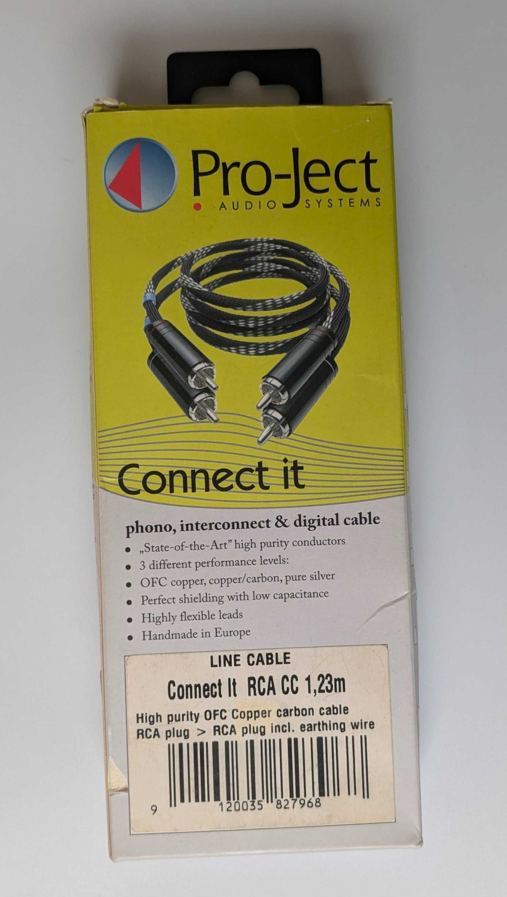 RCA кабель Pro-Ject Connect IT RCA CC 1,23м