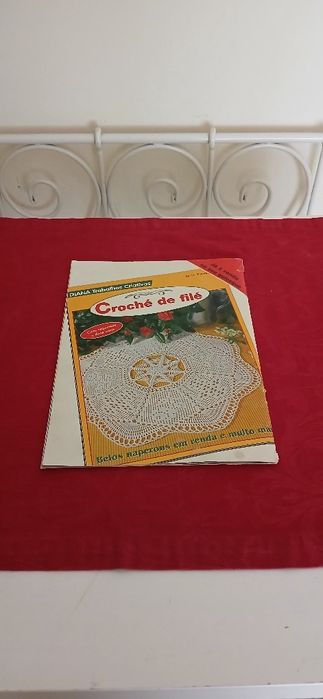 Revista Diana- Crochet de filé, antiga