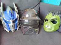 Máscaras incrível Hulk star wars Transformers Optimus.