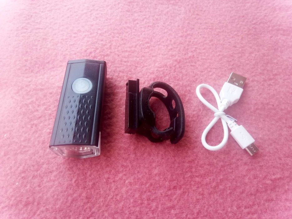 Фара велосипедная 3 режима аккумулятор вело фонарь LED