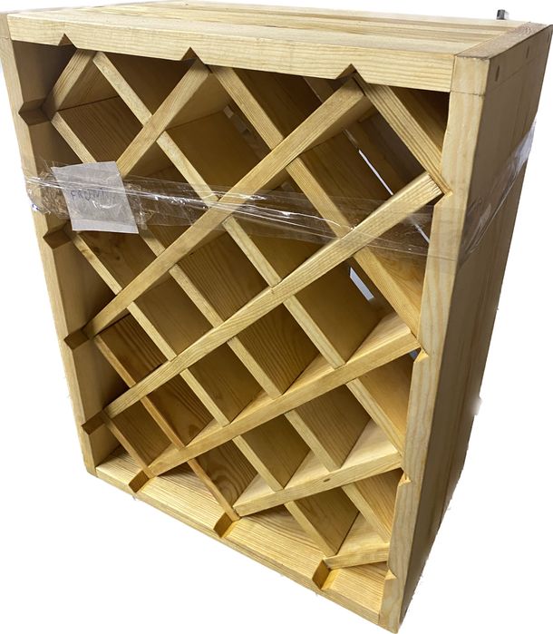 Regał na wino 65x45 cm 18 butelek stojący lub wiszący