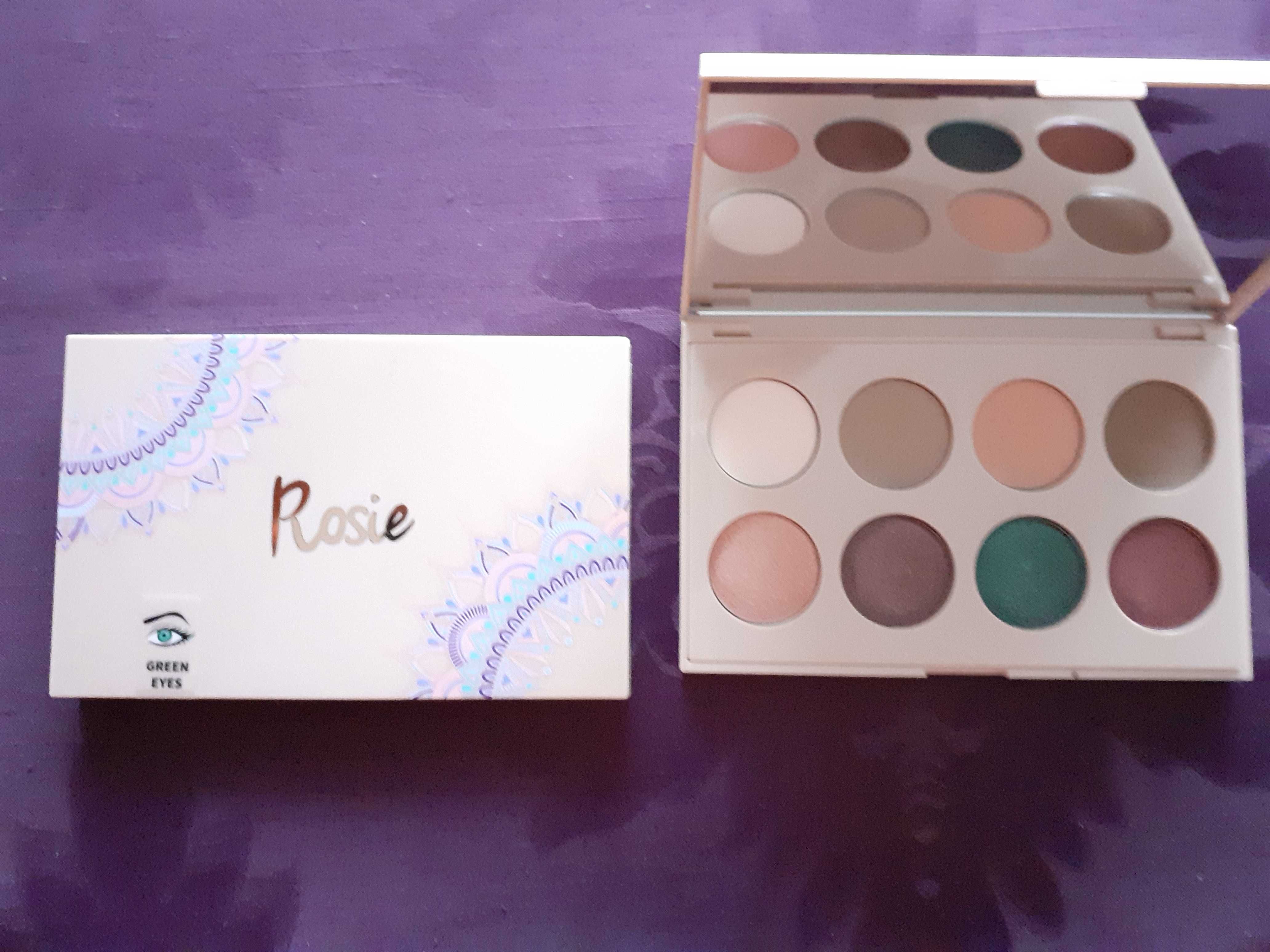 Nowe cienie do powiek Rosie - paletki, metaliczne żelowe musy do oczu