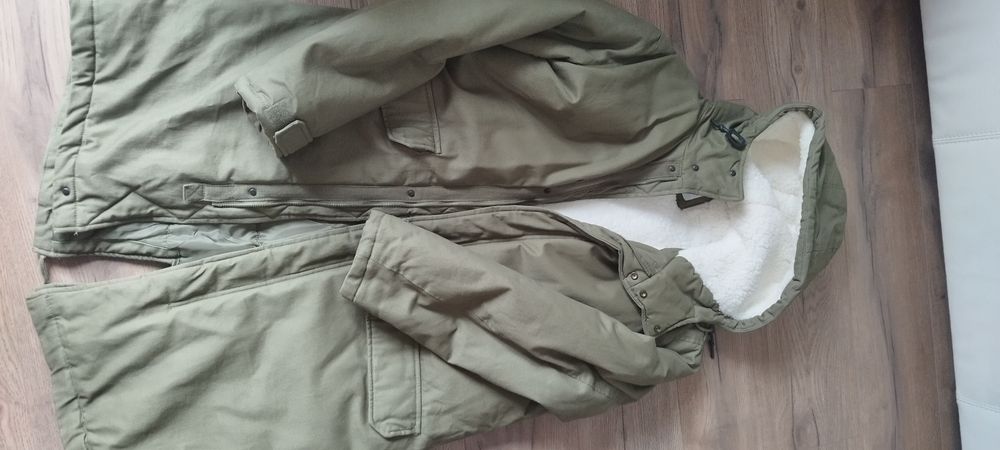 Kurtka zimowa khaki baranek XXL
