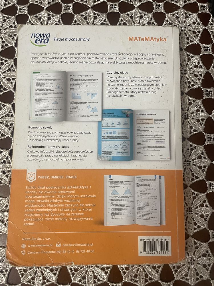 Matematyka 1 nowa era zakres podstawowy i rozszerzony