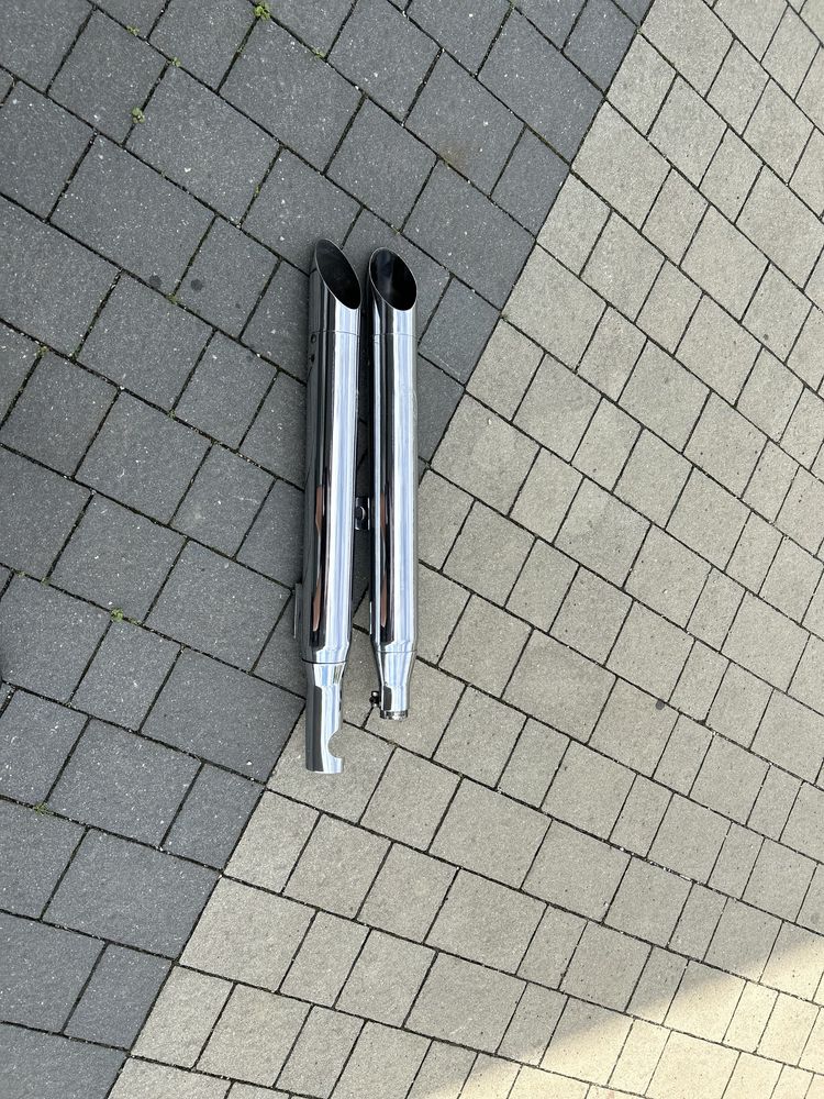 Uklad wydechowy tlumik yamaha xvs 650 drag star silver tail