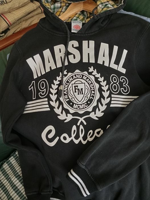 Чорний стильний худи