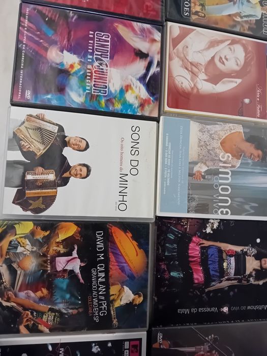 Conjunto de 14 Dvd's Música Brasileira/Portuguesa