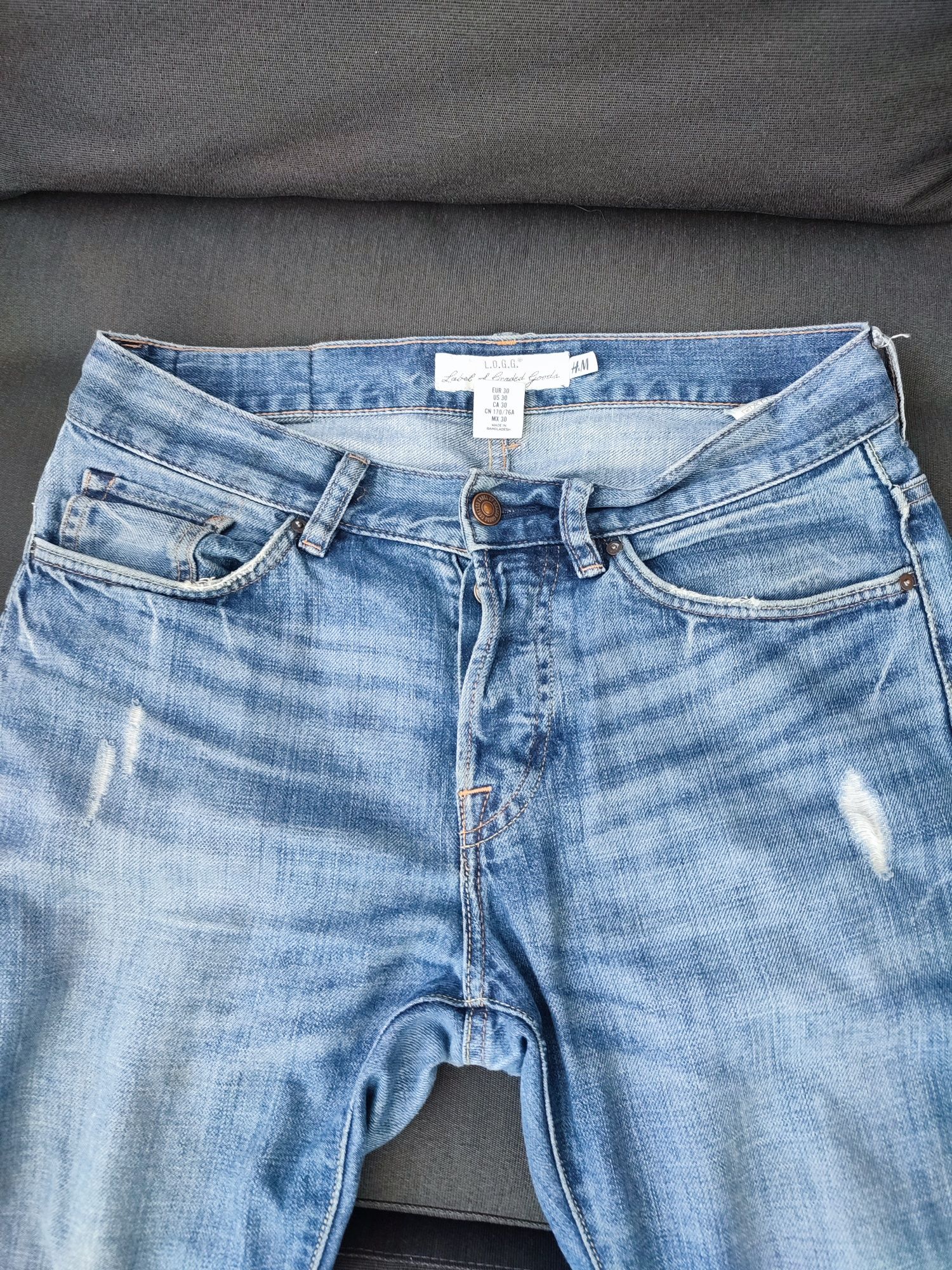 Spodnie jeansowe H&M HM 170