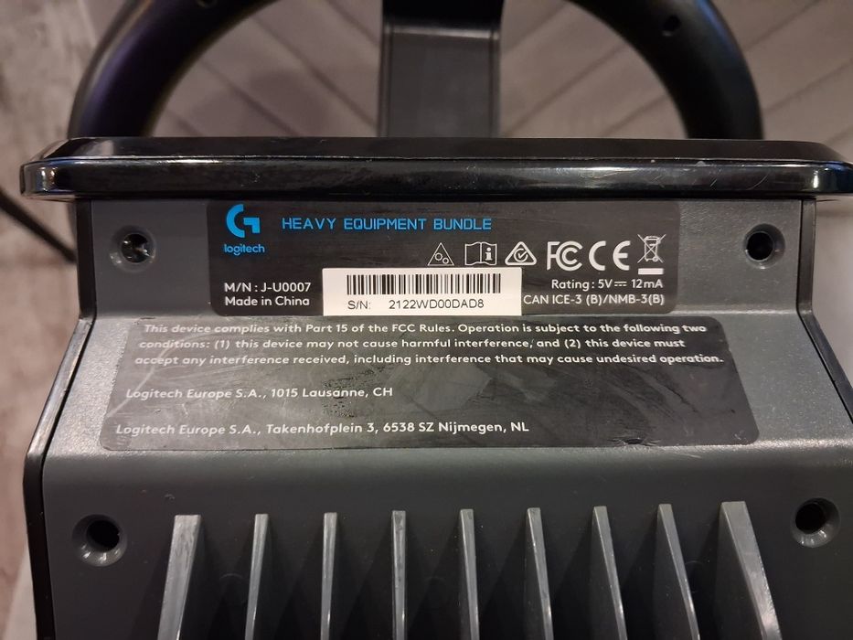 Zestaw Kierownica Logitech G Saitek Farm Sim Controler.