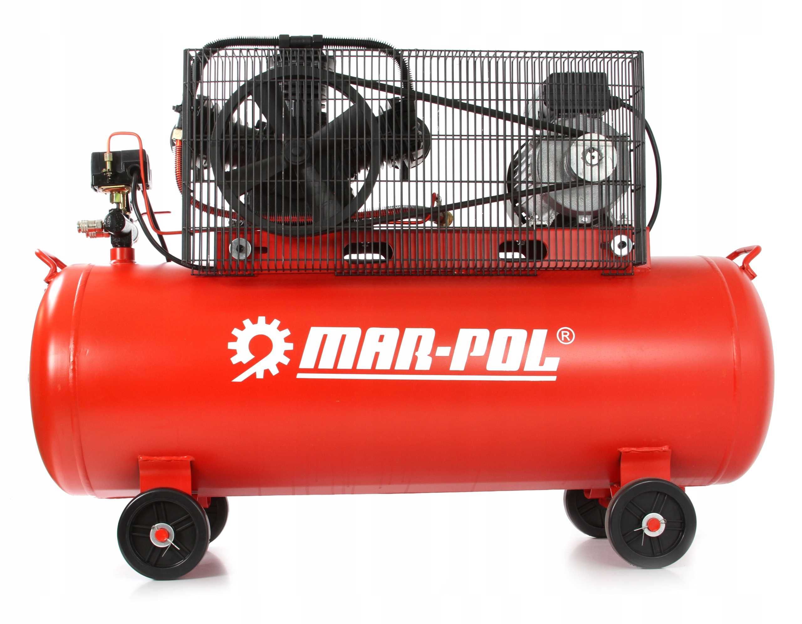Kompresor Olejowy Mar-Pol 150L 8BAR 3-Tłokowy, Wydajność 500 L/min