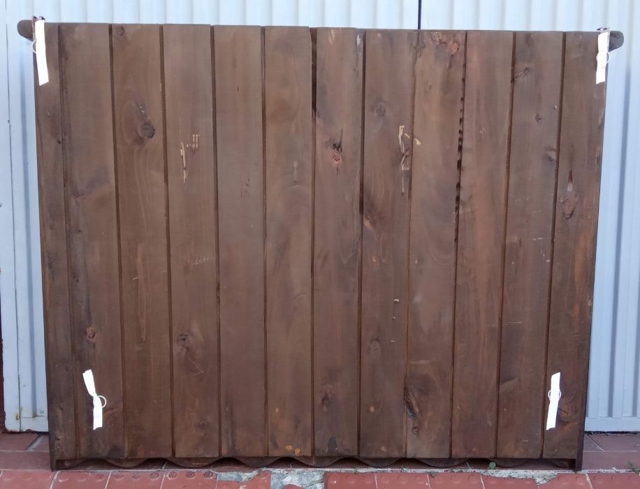 Prateleira de Pinho Escurecido - Como Novo