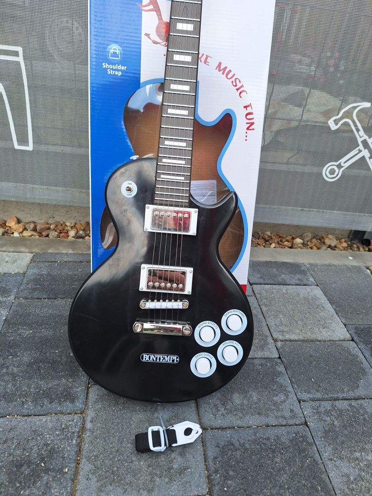 Bontempi gitara elektryczna 69 cm czarna