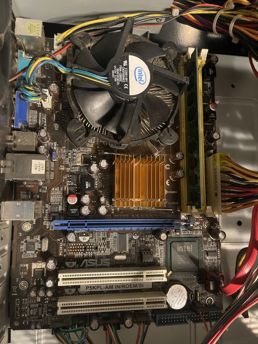 Płyta Asus p5kpl-am celeron e3300 2gb ram + free