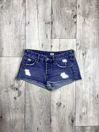 Pull&bear шорты 34 XS размер женская джинсовые синяя