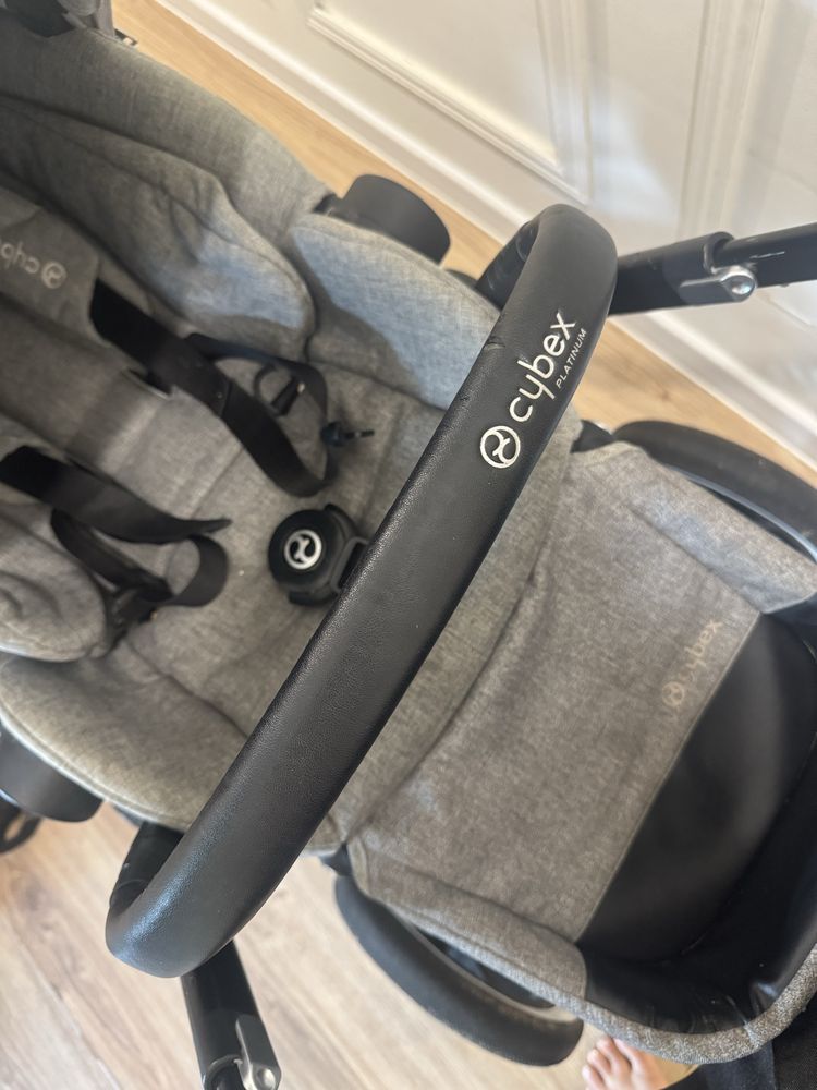 Cybex Priam Koi srebrny + torba