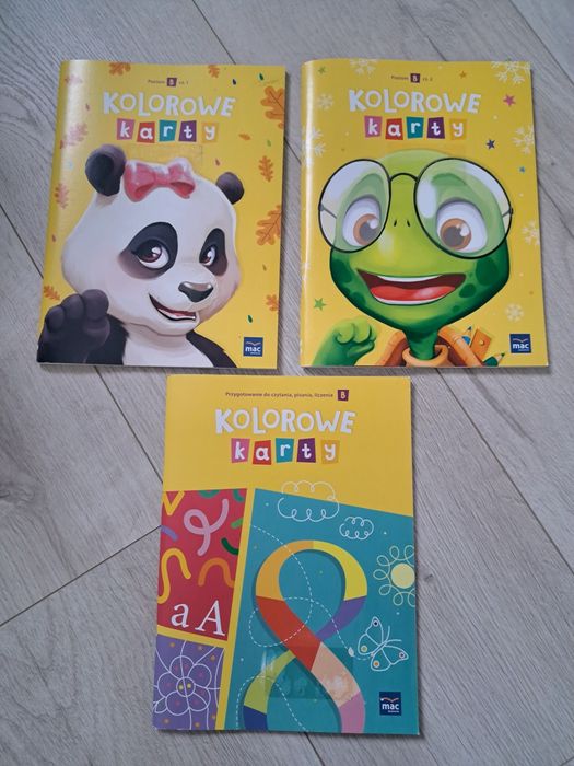Kolorowe Karty MAC B 5-latki podręcznik cześć 1, 2 przygotowanie