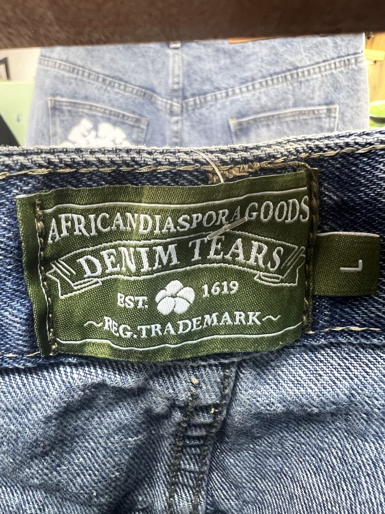 Шорти Джинсові Denim Tears x Levis Blue / White