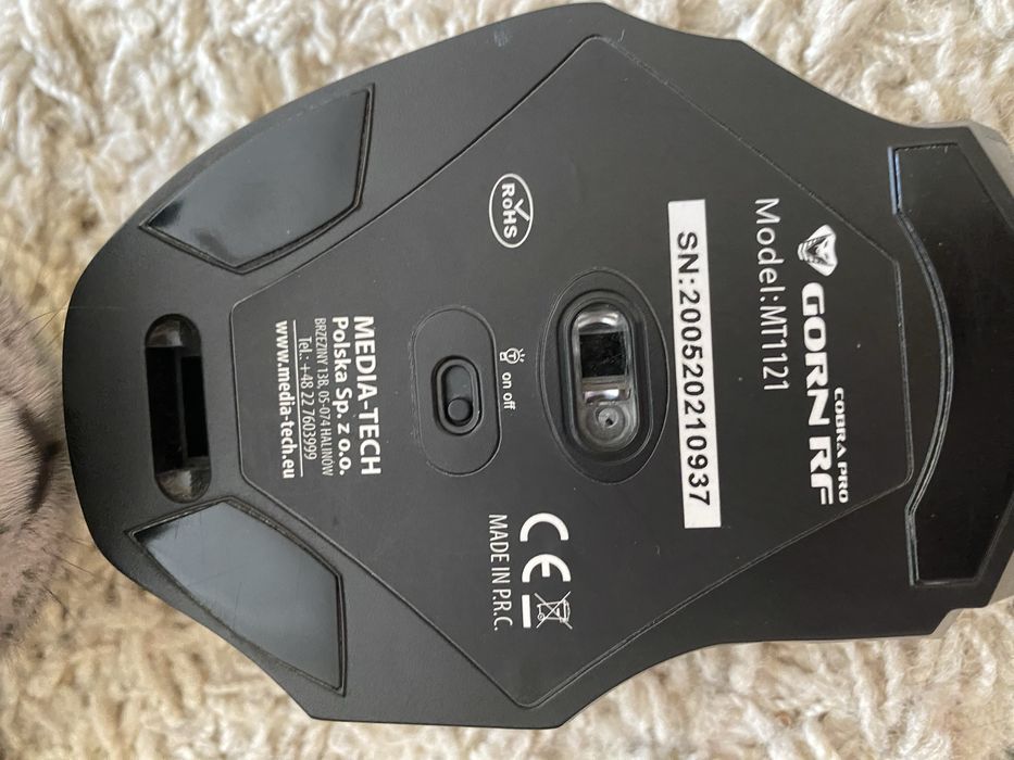 Миша бездтротова  MEDIA-TECH Cobra Pro Gorn (MT1121)