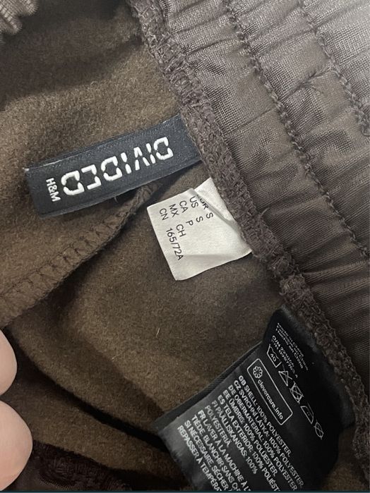 Штани H&M прямі однотонні коричневі спортивні