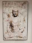 Quadro grande decorativo com imagem de Buda.