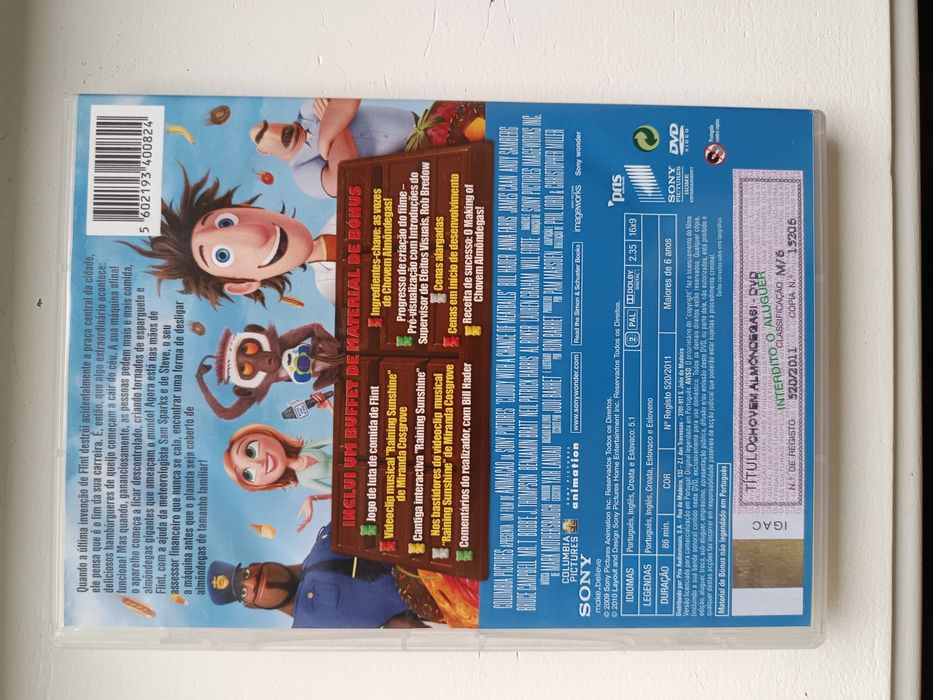 DVD chovem almôndegas