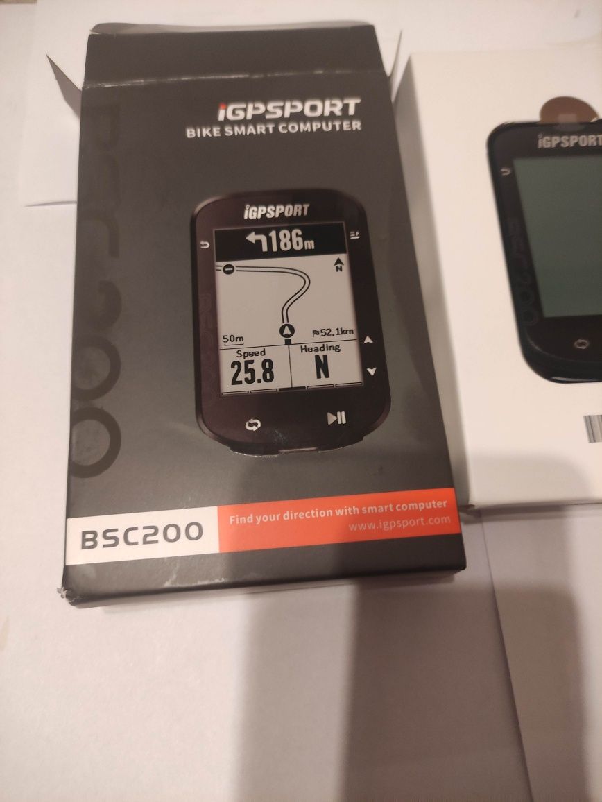 Komputer Rowerowy Igpsport Bsc200 Ekran 2,5 Cala Gps Nawigacja Bluetoo
