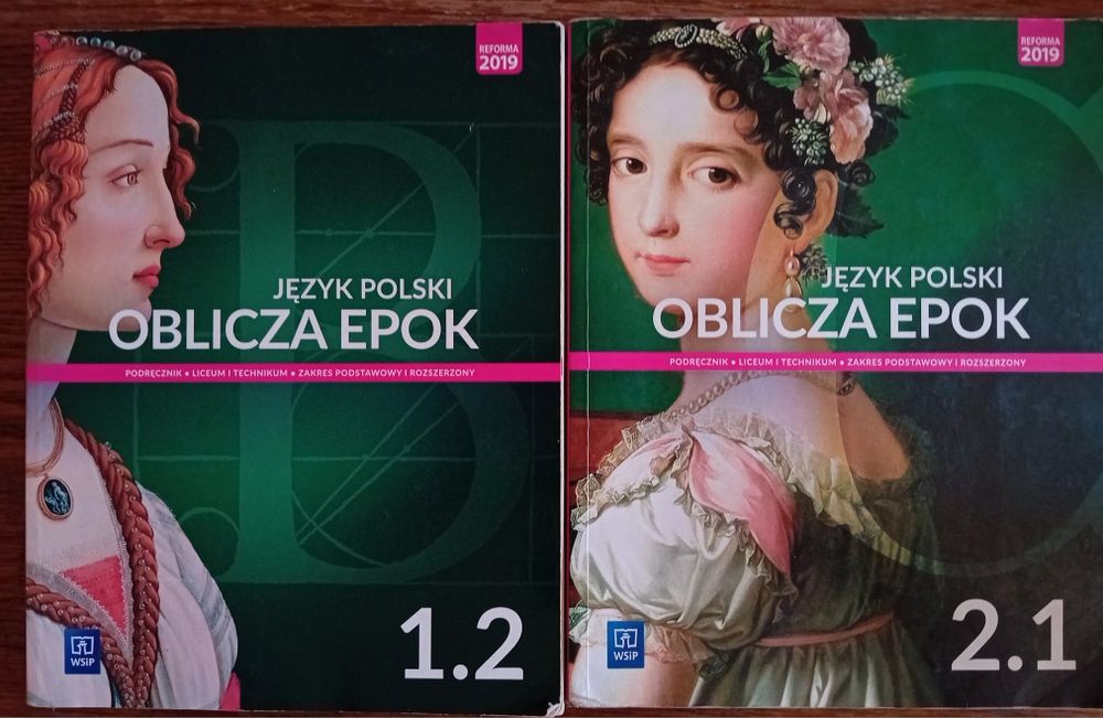 Podreczniki do j. polskiego cz.1.2 i cz.2.1