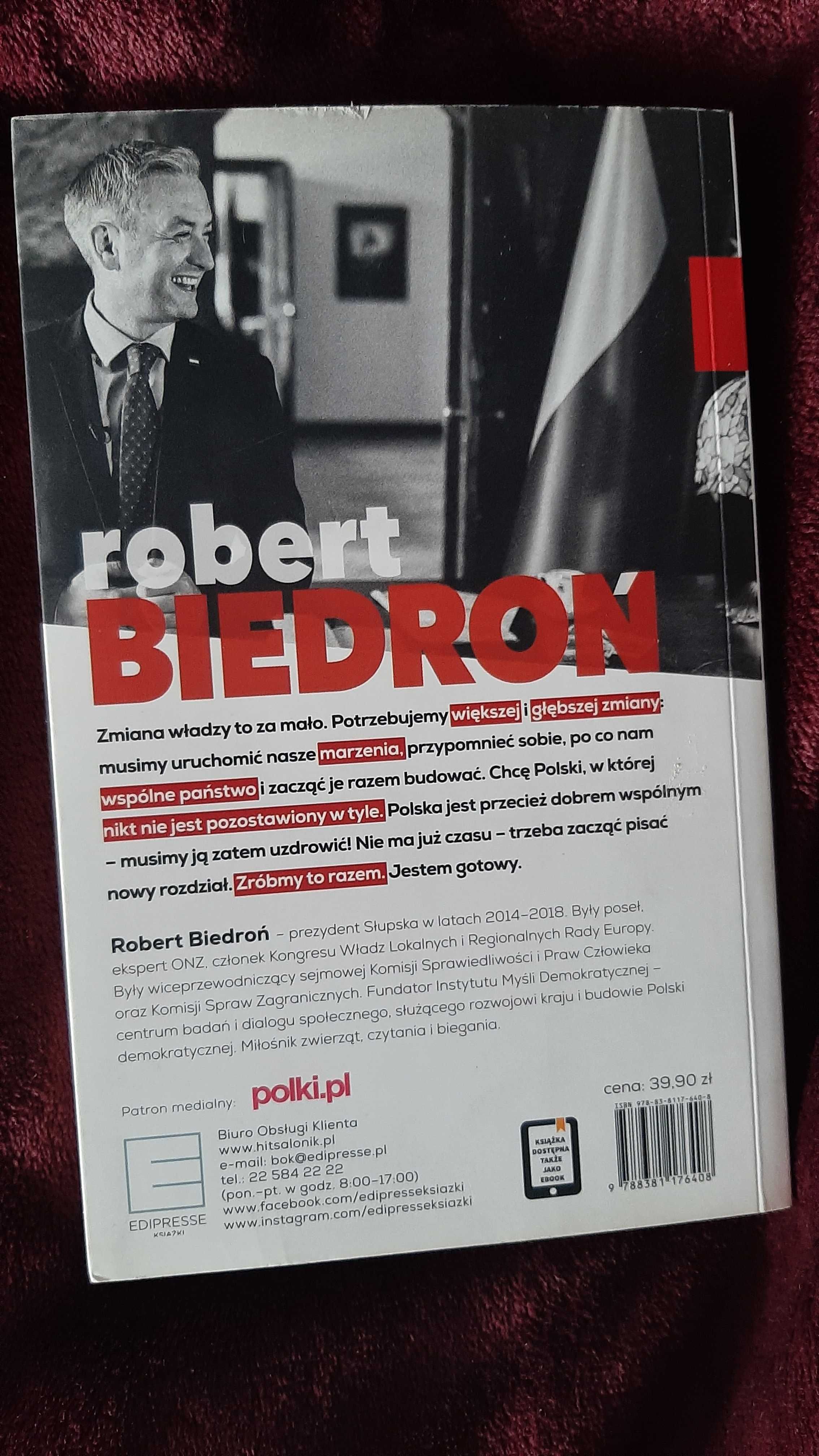 Książka Robert Biedroń, Nowy rozdział