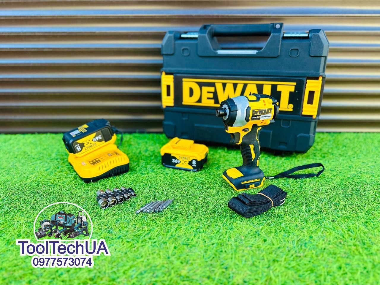 Аккумуляторный Імпакт потужний Винтоверт DeWALT DCF887 205Nm 36V8Ah