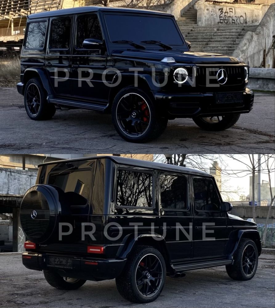 Рестайлинг Mercedes-Benz G-Class W463 В W463a  бампер передний решетка