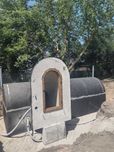 Piwnica betonowa 2x 350 ziemianka ogrodowa B30W8 drzwi schody wentylac