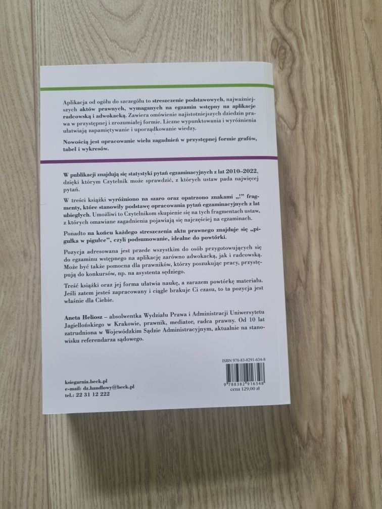 Aplikacja od ogółu do szczegółu akty normatywne c.h beck aneta heliosz