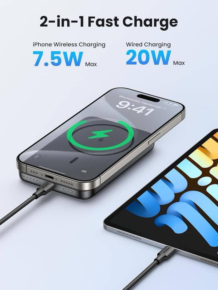 Безпровідний павербанк UGREEN PB561 10000mAh 20W MagSafe