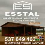 Garaż Blaszany | HALA MAGAZYNOWA | Wiata Otwarta Duża |  – ESSTAL*