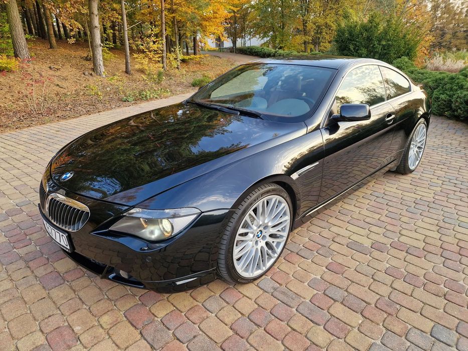 BMW Seria 6 630i 258PS * Bordowa skora * zadbana * nie jezdziła zimą *