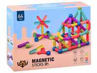 Klocki Magnetyczne 3D Edukacyjne MAGNETIC STICKS dla Dzieci Kulki