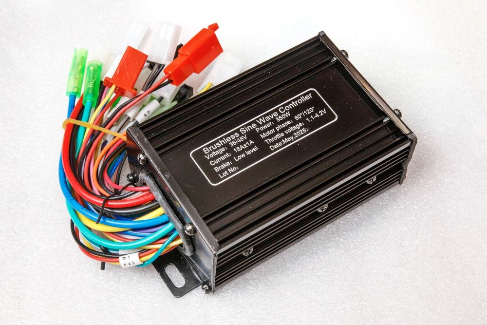 Синусний контроллер мотор-колеса электровелосипеда 36/48V 350W