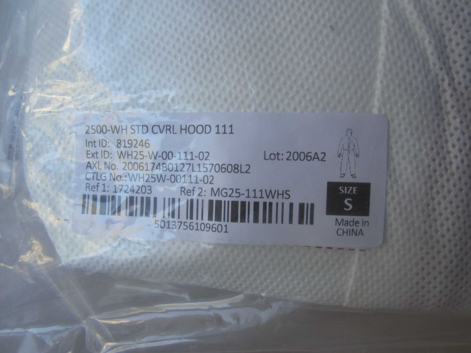 Защитный комбинезон био-, химзащиты Ansell AlphaTec™ 2500 STANDARD,