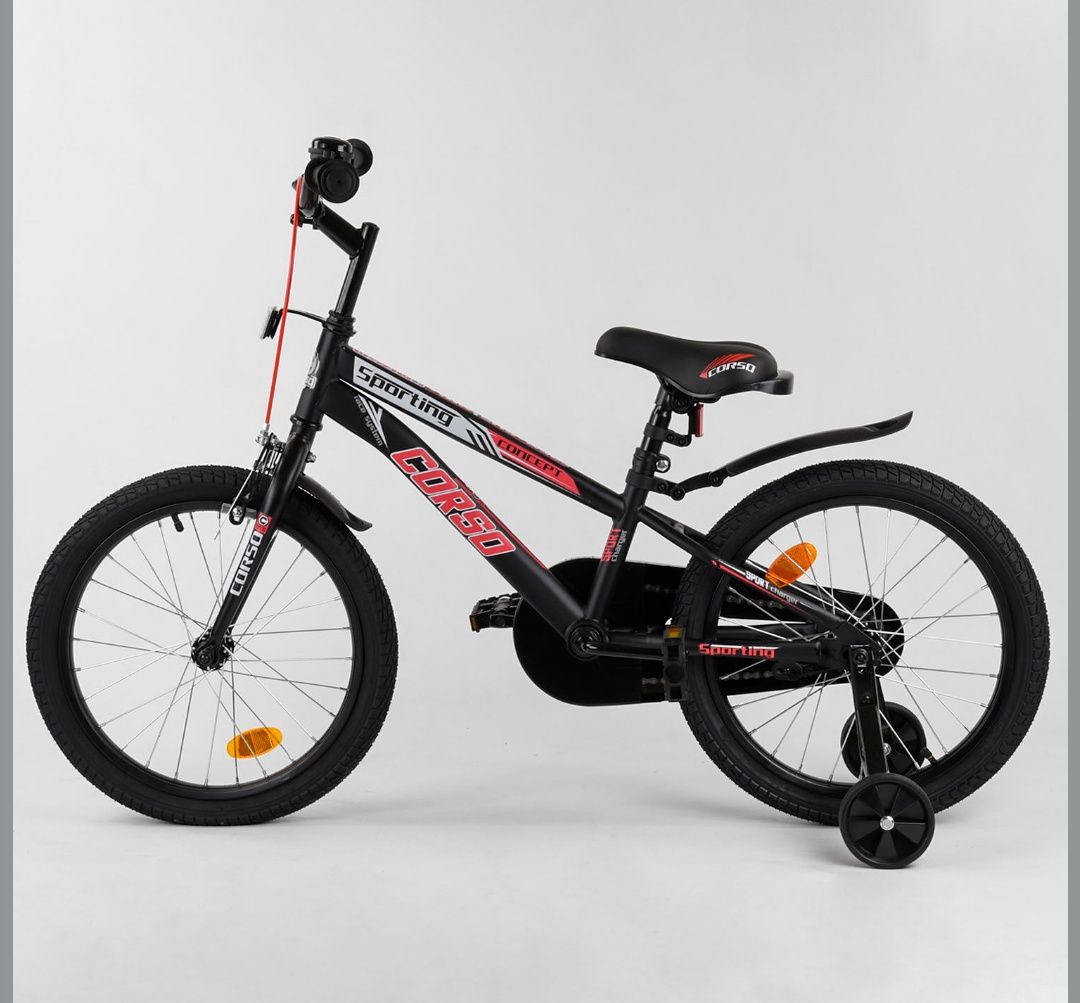 Велосипед 18" дюймів 2-х колесний CORSO “STRIKER" EX-16128