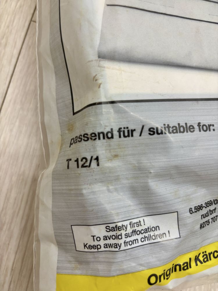 Karcher worki filtracyjne t12/1