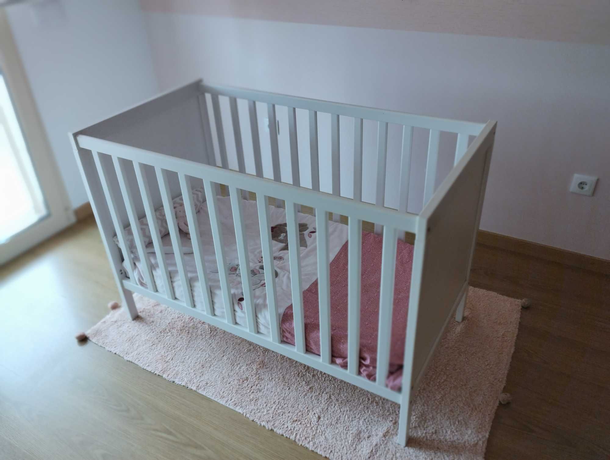 Berço IKEA SUNDVIK + Colchão VYSSA (90€)