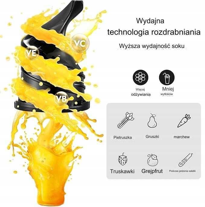 Wyciskarka wolnoobrotowa Aobosi SJ-022 Slow Juicer szara