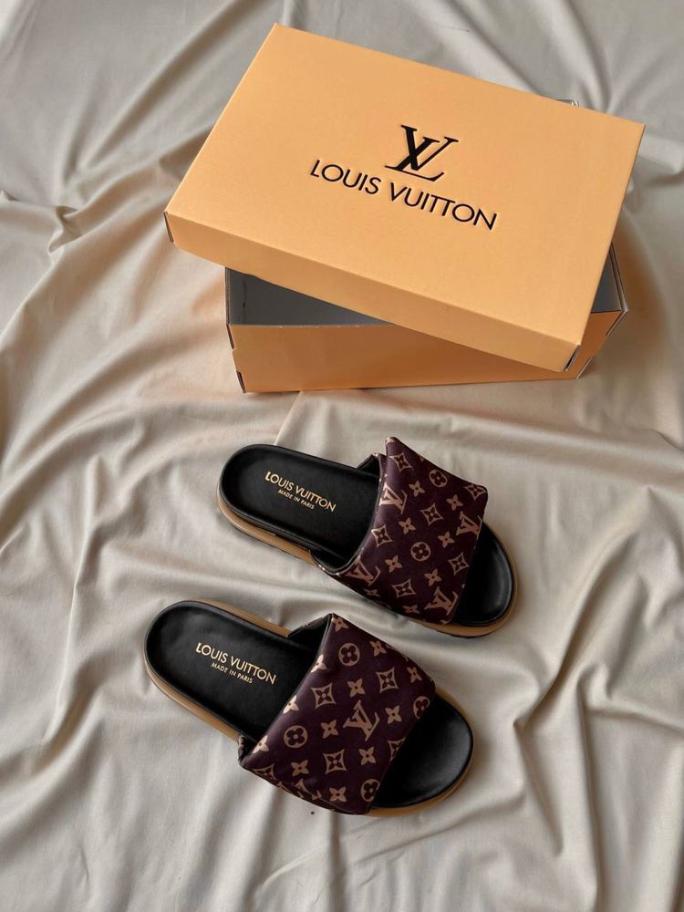 Klapki Louis Vuitton Velcro Strap Premium