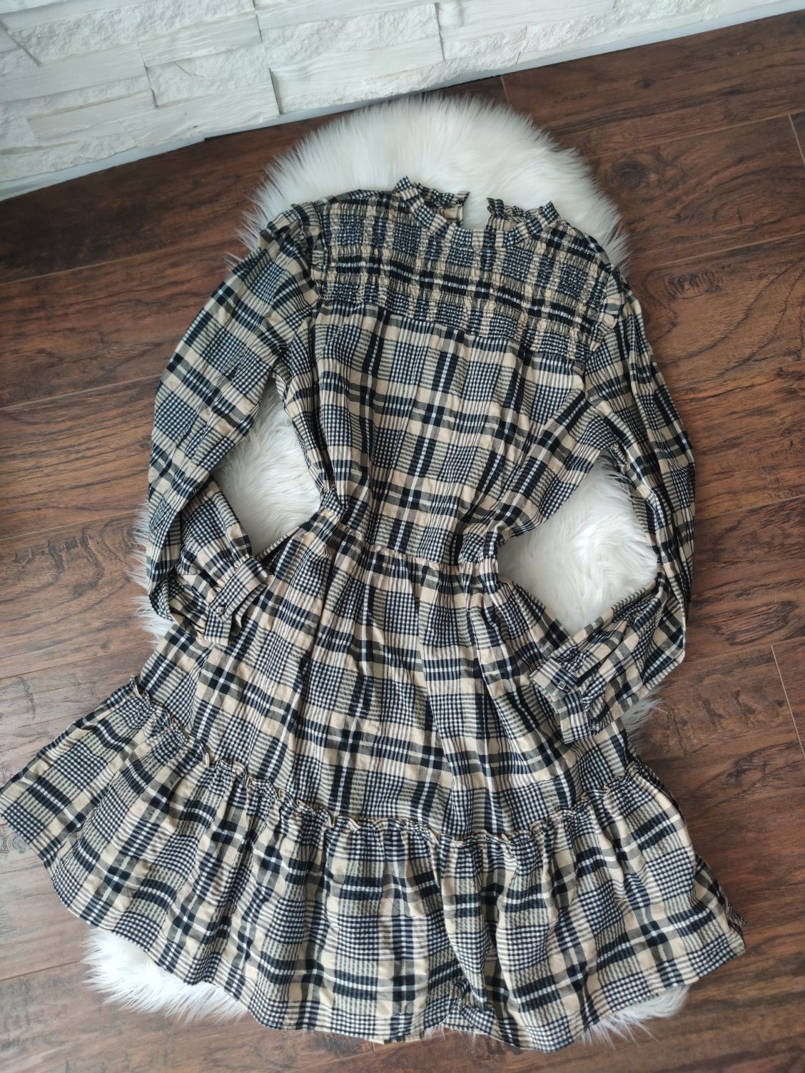Boho luźna sukienka rozmiar L