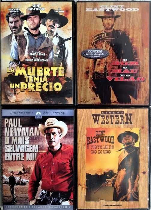 Cinema Western - 17 DVDs - Raros - MUITO BOM ESTADO