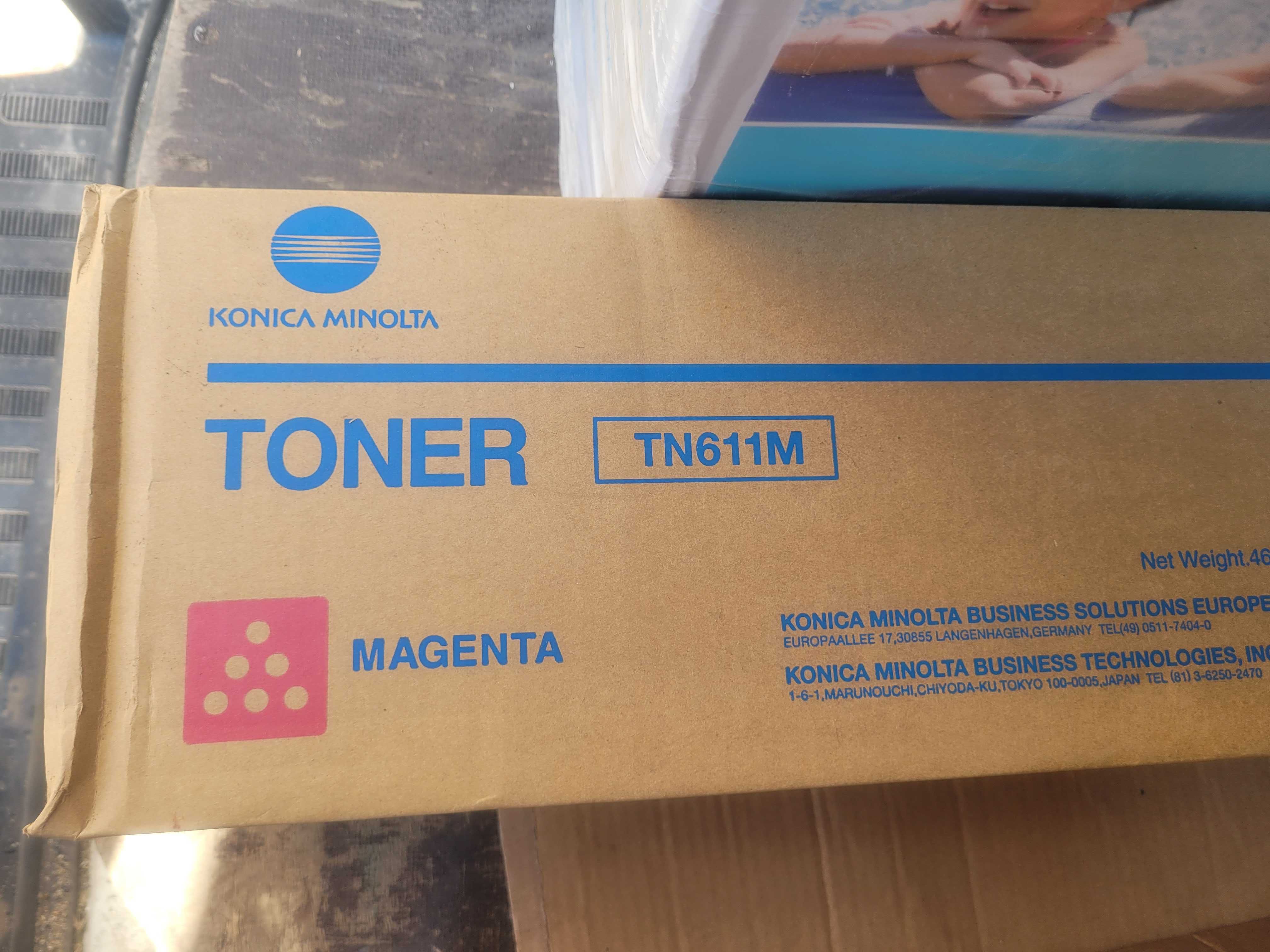 Konica Minolta TN611M toner czerwony, oryginalny