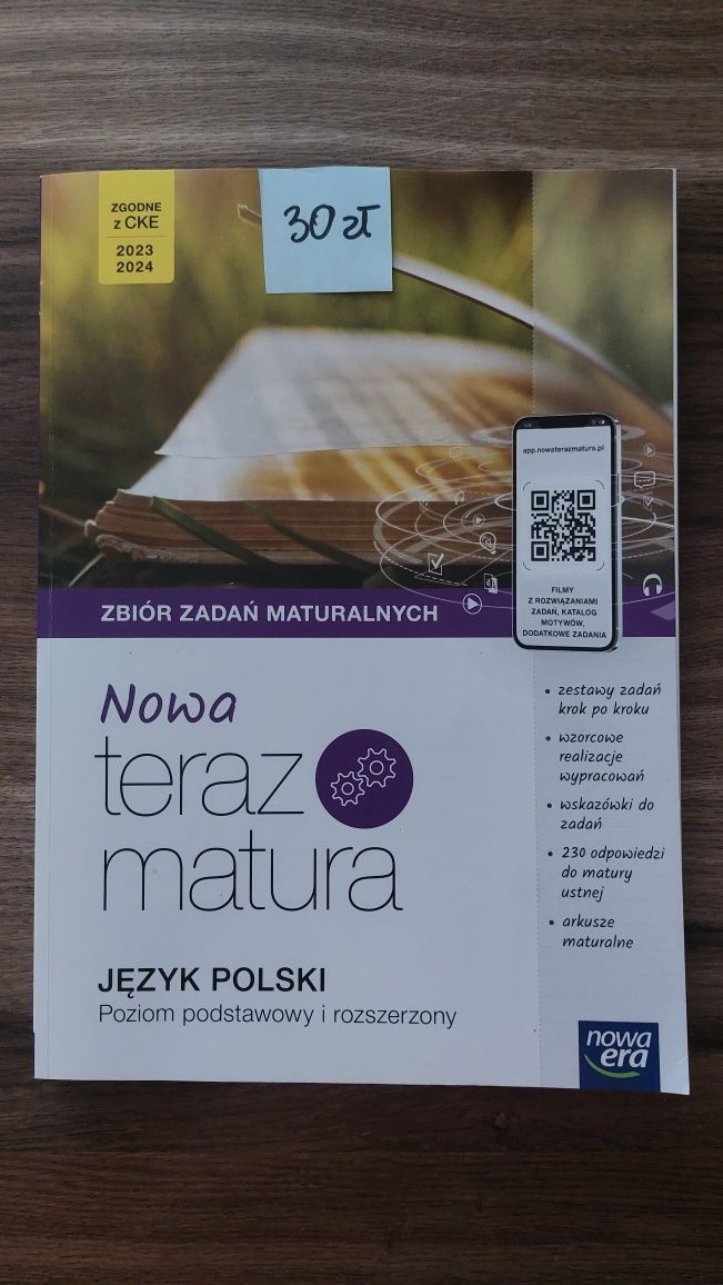 NOWA TERAZ  MATURA -zbiór zadań j.polski i fizyka