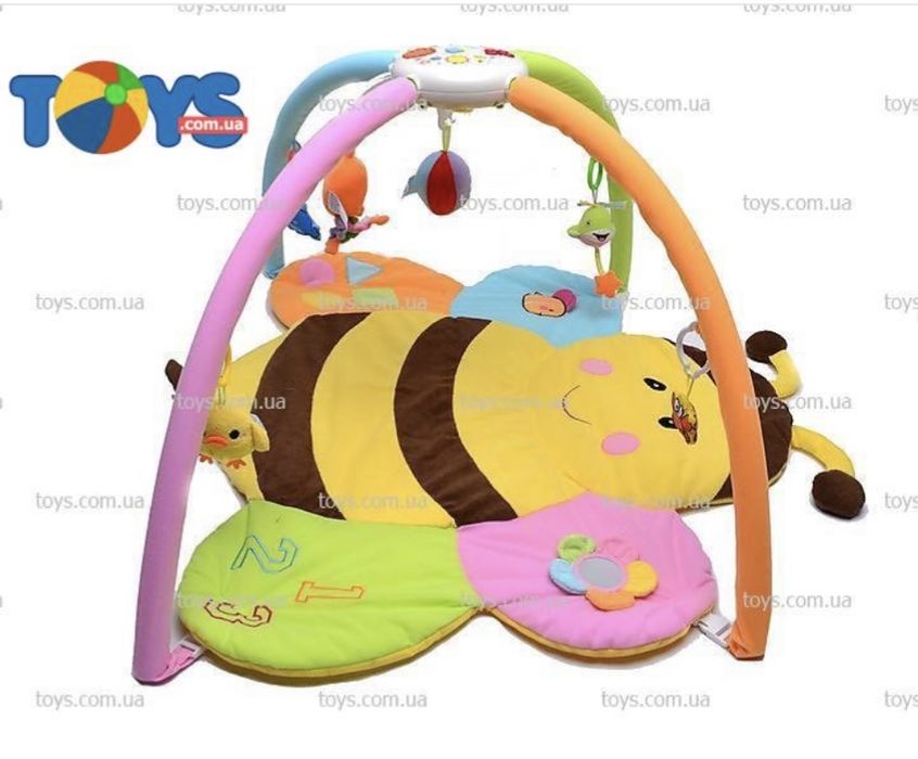 Дитячий розвиваючий коврик Бджілка